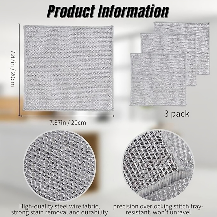 Multipurpose Wire Dishwashing Rags (Special Festive Offer Edition)