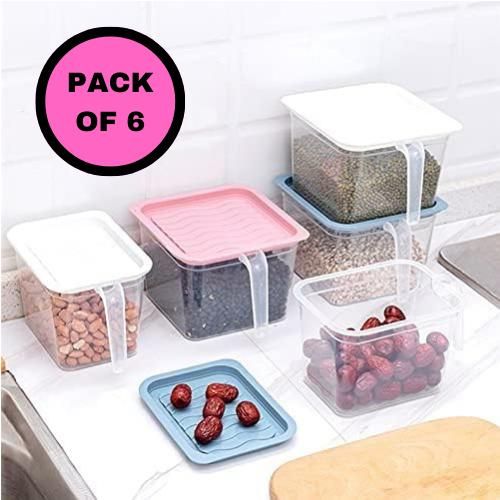 Unbreakable kitchen storage Basket (Pack of 6)