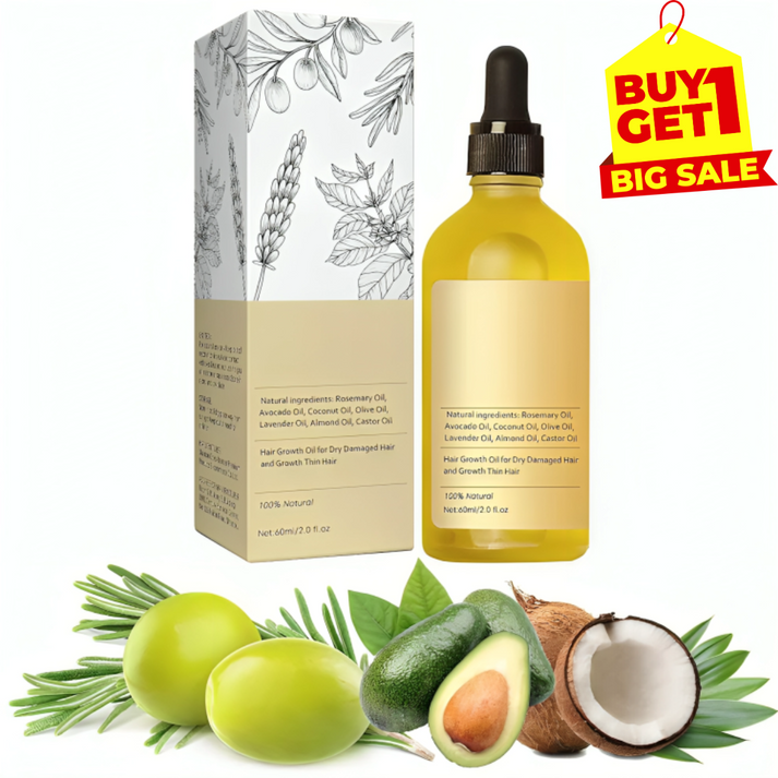 Veganik Natural Hair Growth Oil ( BUY 1 GET 1 FREE )