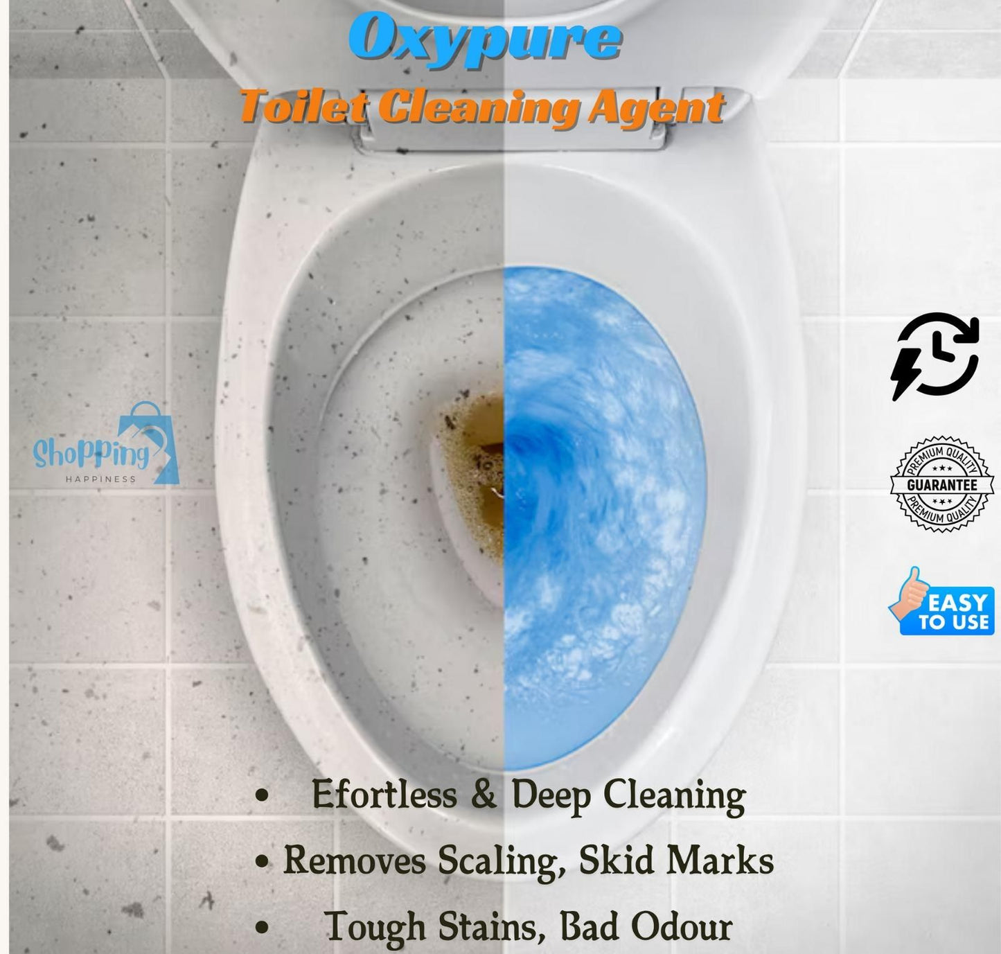 OxyPure Toilet Cleaning & Foaming Agent 100 gm - Buy 1 + Get 1 FREE