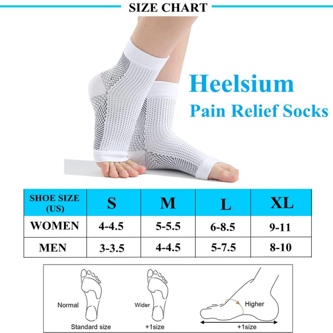 PainReliefPro™ Neuropathy Bamboo Compression Socks for Relief from Swollen Feet and Ankles ( BUY 1 GET 1 FREE )