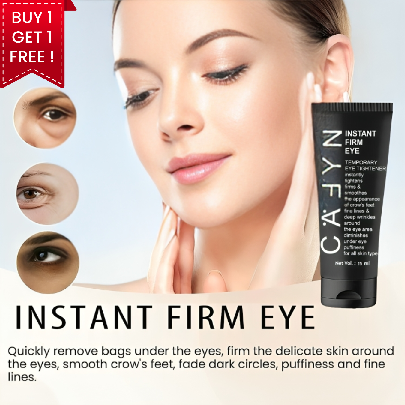 Instant FIRMx Eye Tightener & Eye Care Cream (BUY 1 GET 1 FREE)